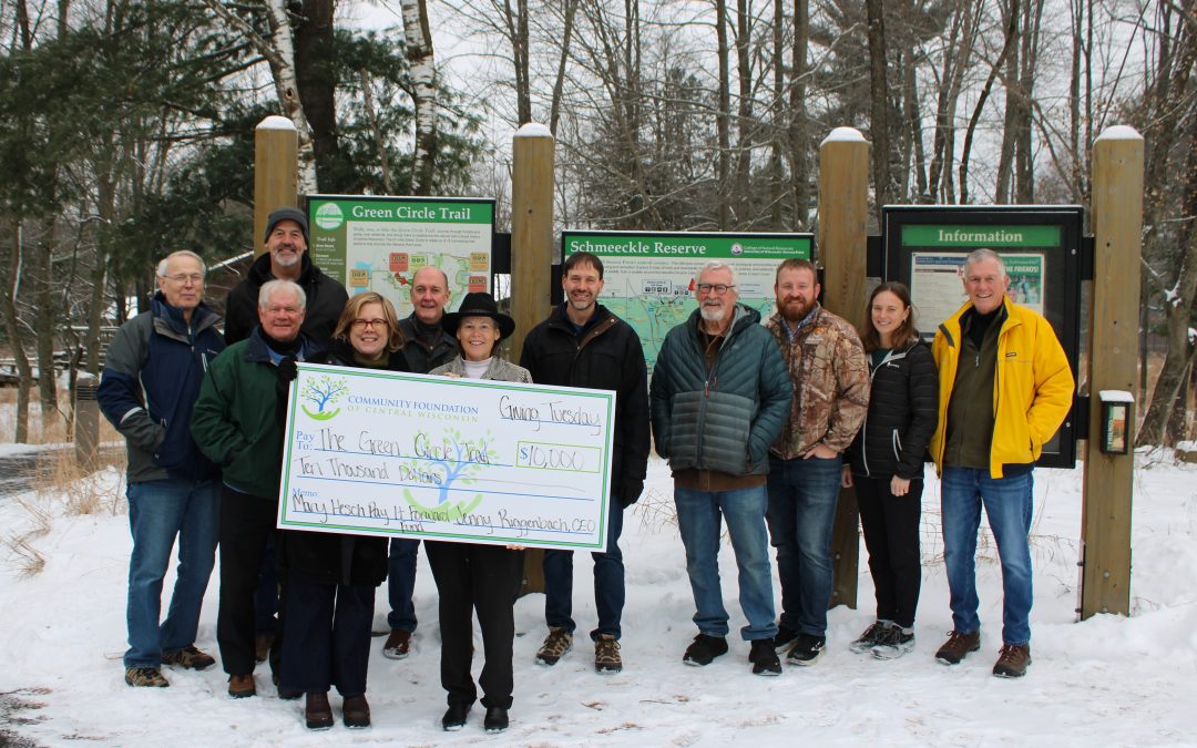 Giving Tuesday – Mary Hesch Pay it Forward Fund $10,000 Gift to the Green Circle Trail